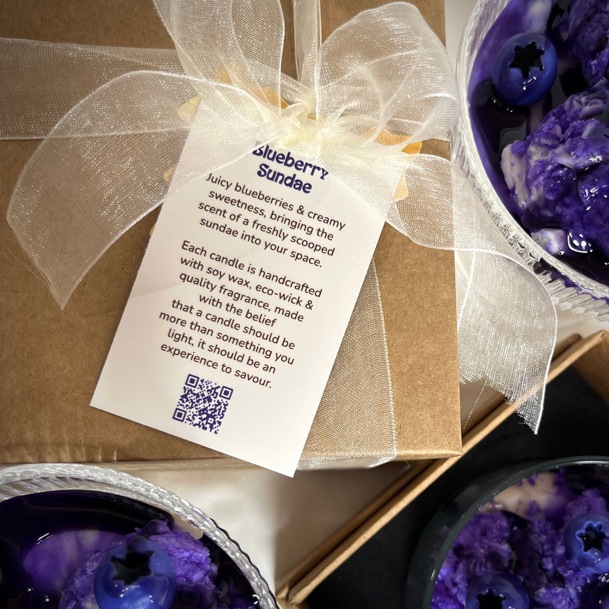 Blueberry Sundae Candle – Bowl (300 ml)