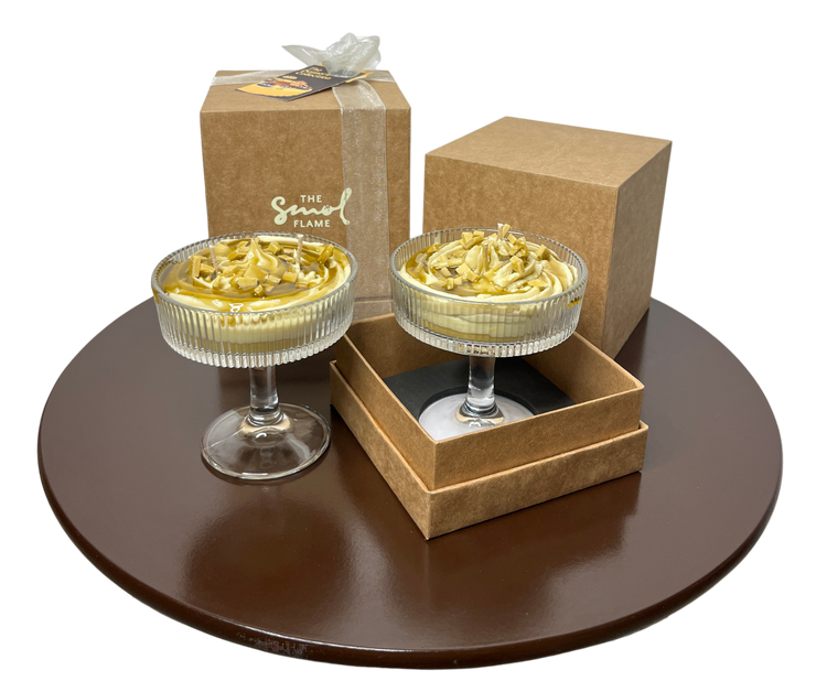 Butterscotch Crème Candle – Ice Cream Jar (150 ml)