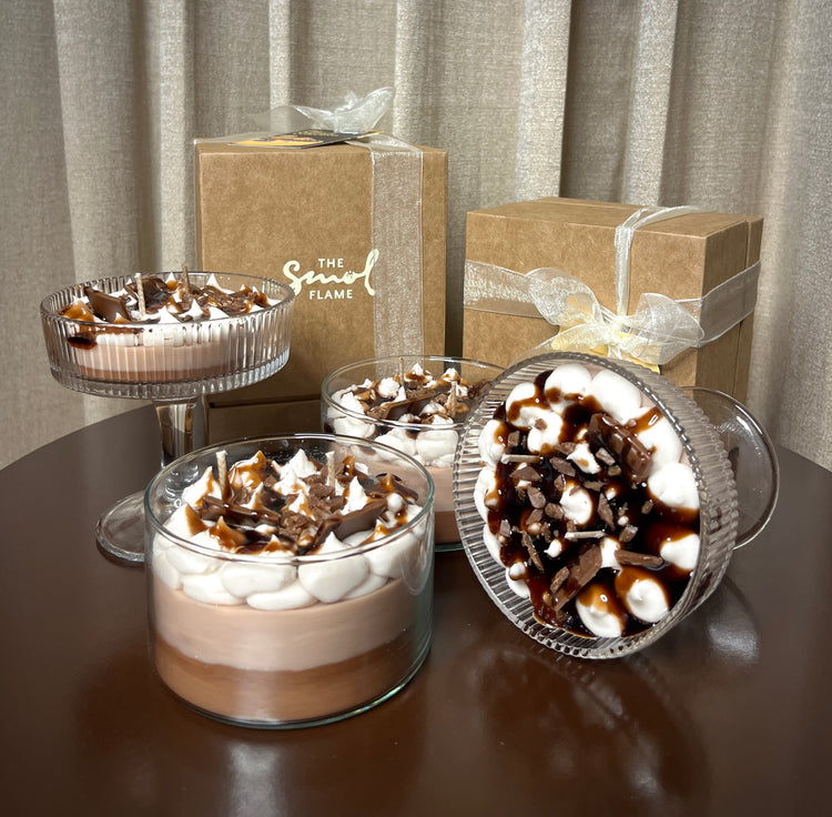 Chocolate Mousse Candle – Ice Cream Jar (150 ml)