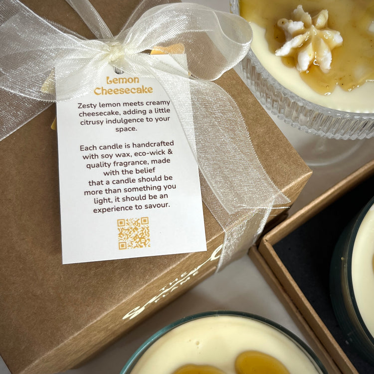 Lemon Cheesecake Candle – Bowl (300 ml)