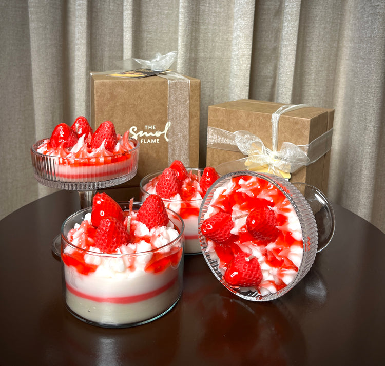 Strawberry Shortcake Candle – Bowl (300 ml)