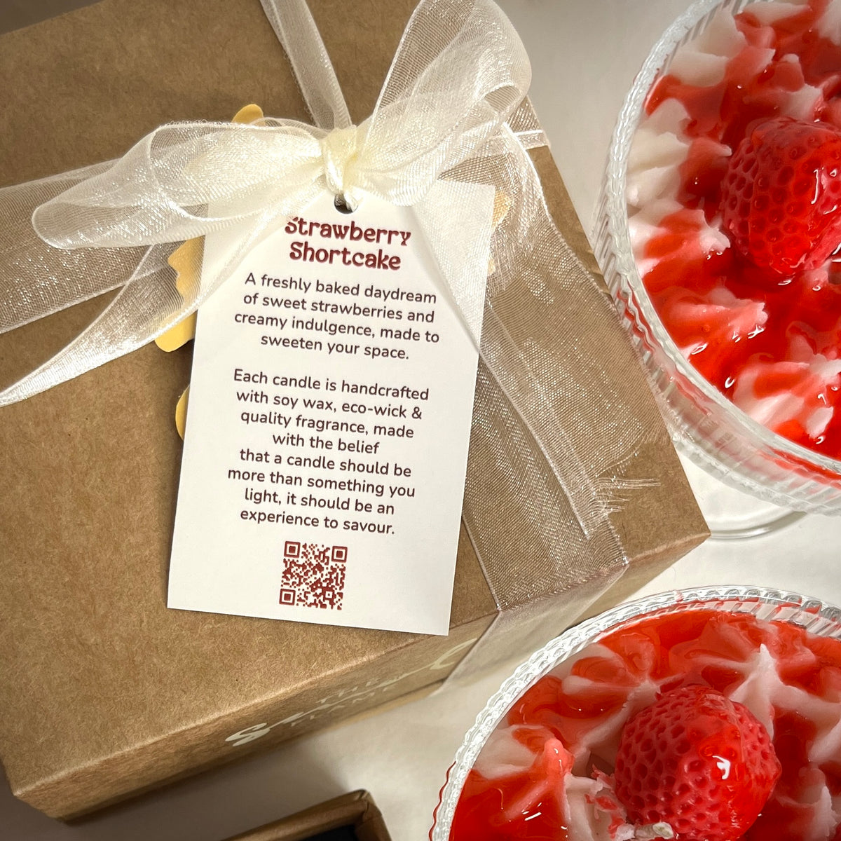 Strawberry Shortcake Candle – Bowl (300 ml)